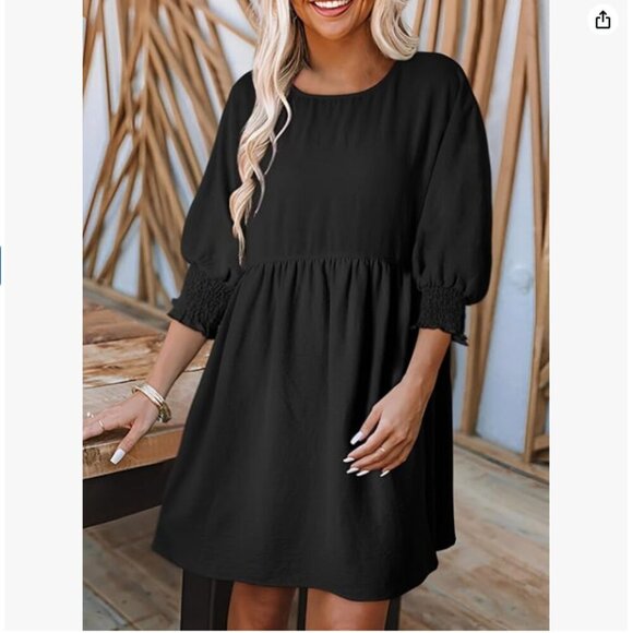 Elegant Black Women's Dress - NWOT - S - Picture 4 of 13